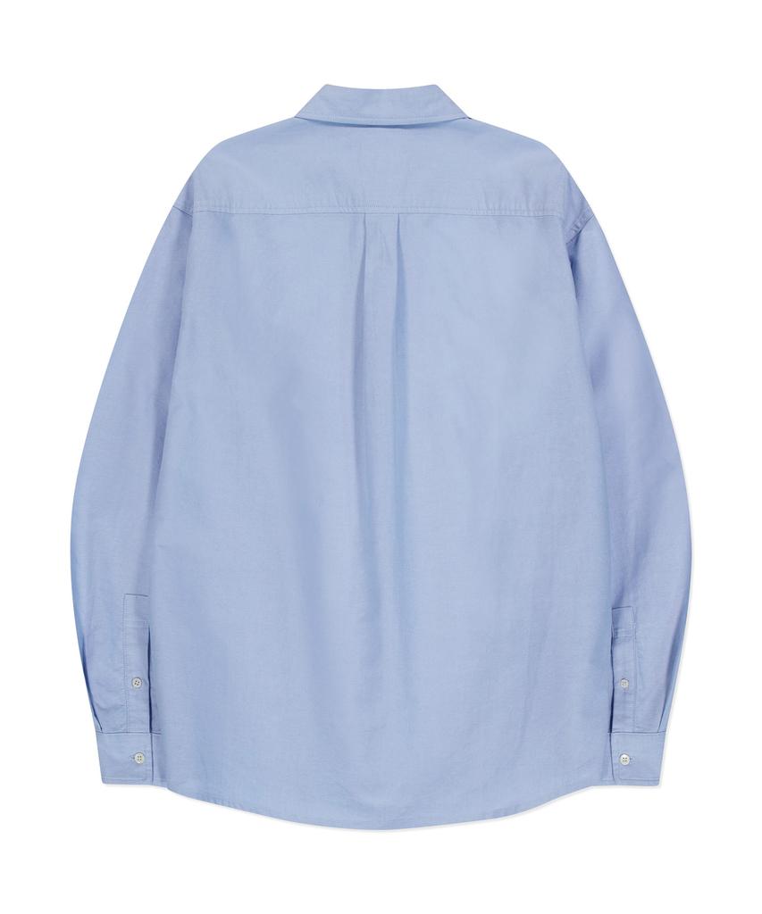 WACKY WILLY Kiki Oxford Long Sleeve Shirt Blue