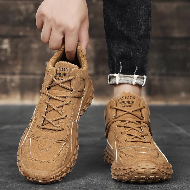 Men's Shoes Casual Shoes Ankle Boots Designer Fashion Loafers Lace Up Shoes Men Boots Men Sneakers Non-slip New Tenis Masculinos