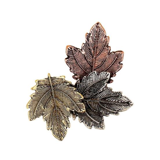Креативная брошь в форме кленового листа, бижутерия, изысканное украшение