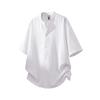 Summer Men's Round Neck Short Sleeve Shirt Comfortable Loose Fit Solid Color Casual Unisex Daily Mens Clothing