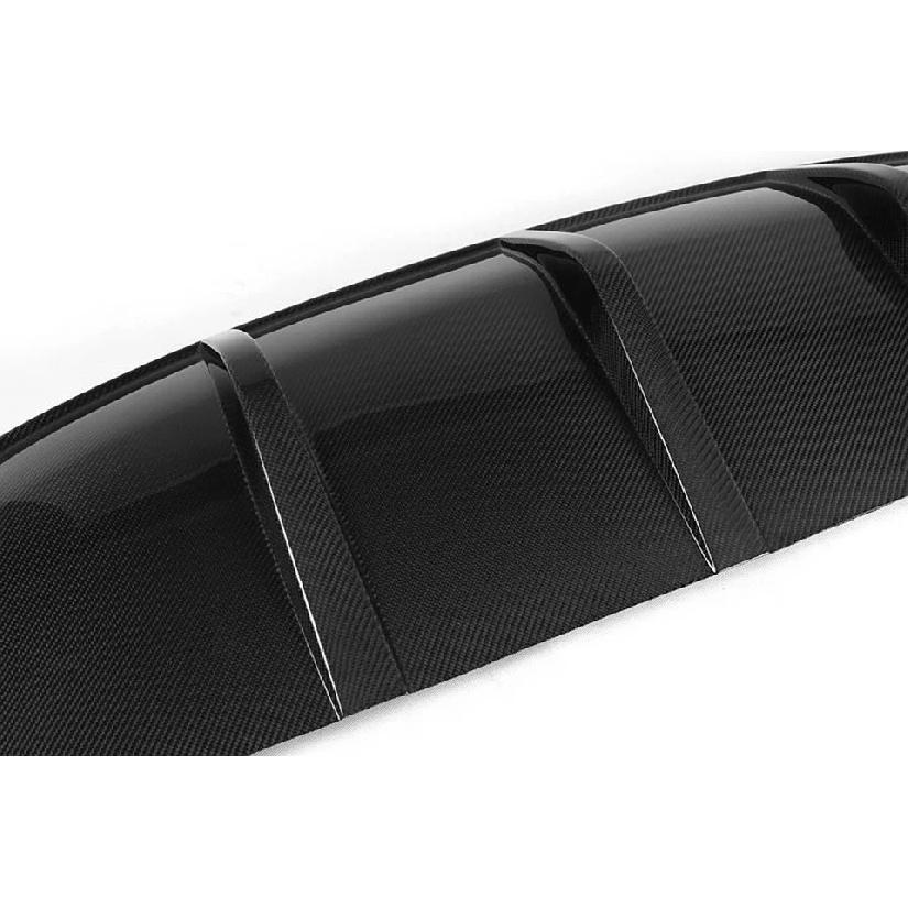 Car Auto Rear Bumper Lip Diffuser Spoiler for BMW X6 E71 35i SUV Base Bumper 2008-2013 Rear Racing Body Kits Carbon Fiber/FRP
