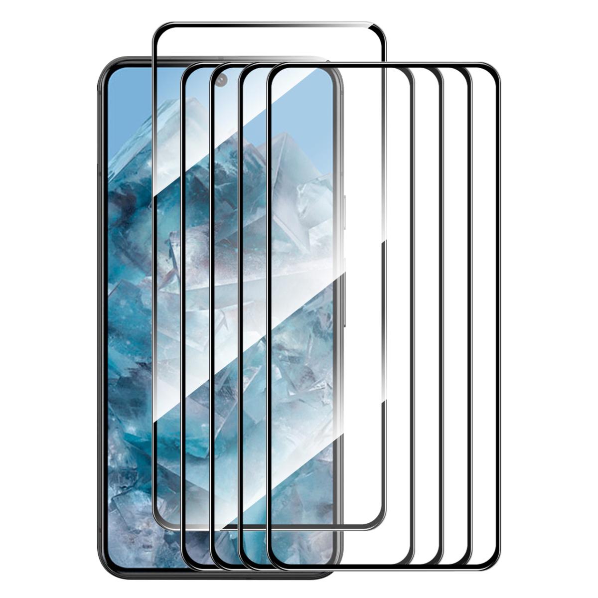 

ENKAY HAT PRINCE 5Pcs for Google Pixel 8 Pro Full Glue Screen Protector High Aluminium-silicon Glass Film Type A