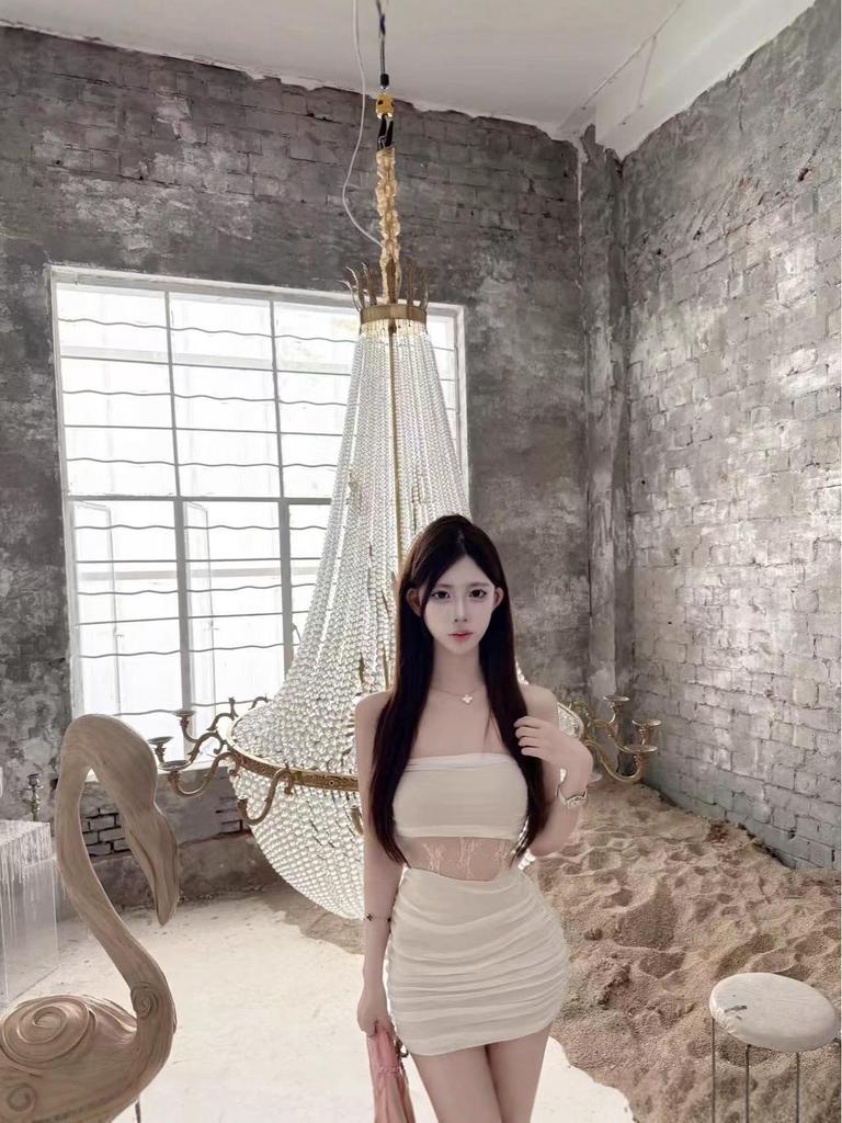 Women's Summer Sexy Lace Patchwork Camisole Dress with Sleeves: Slimming Bodycon Skirt - Japanese Korean Casual Style
