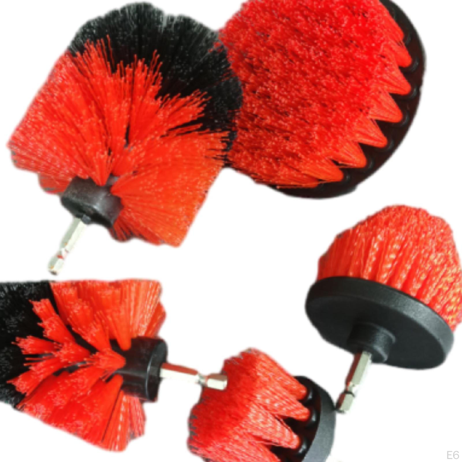 5 шт. Набор насадок для сверлильных щеток Мощный скребок для чистки салона автомобиля — фото 7