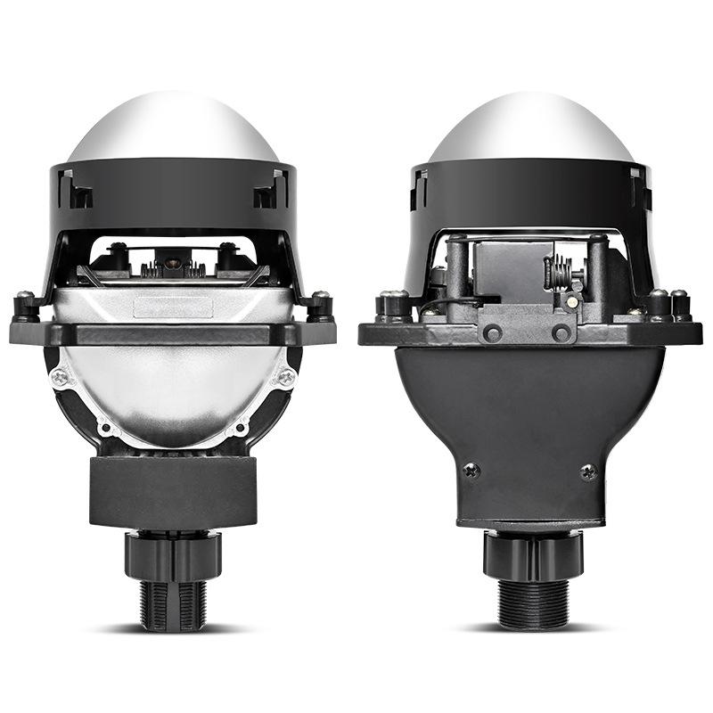 LED Car Light Headlight 2.5 Inch Double Light Lens Double Light Cup 65W Small Sunlight Type Car and Motorcycle Universal 12V