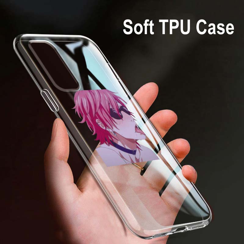 Anime Yarichin Club For OPPO Reno7 SE 6 5 Z F 4G 5G Find X2 X3 Neo Lite Pro Plus Transparent Soft Phone Case Coque