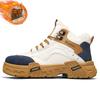 Winter new men's shoes Northeast snow boots men's piled thickened warm Martin boots men's outdoor non-slip cotton shoes