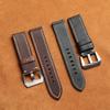 Pena Leather Strap Oil Wax First Layer Cowhide Vintage Crazy Horse Sports Bracelet 22/24 Watch Strap