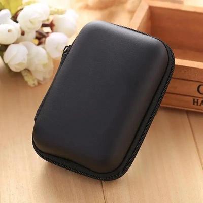 New 1 Pcs Earphone Wire Box Rectangle Data Line Cables Storage Box Case Container Organizer Coin Purse Box Home Storage Supplies