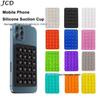 10g Thickened Silicone Mobile Phone Suction Cup Sticker - 24 Square Suction Cups, Compatible with Leather Cases