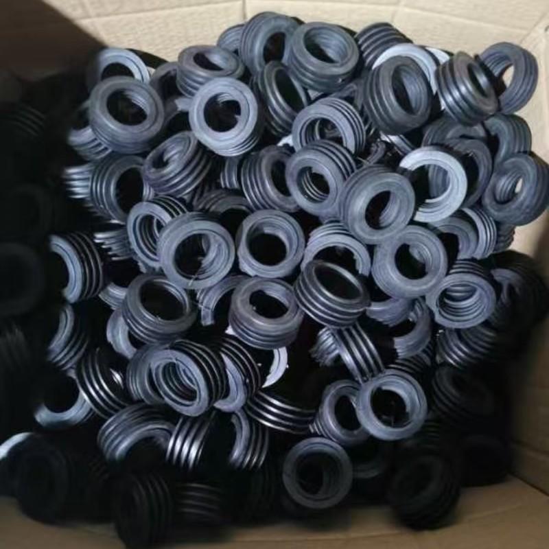 Toilet Bowl Seal Gasket Hidden Cistern Wall-Mounted Flush System Black Rubber Washer Replacement Part