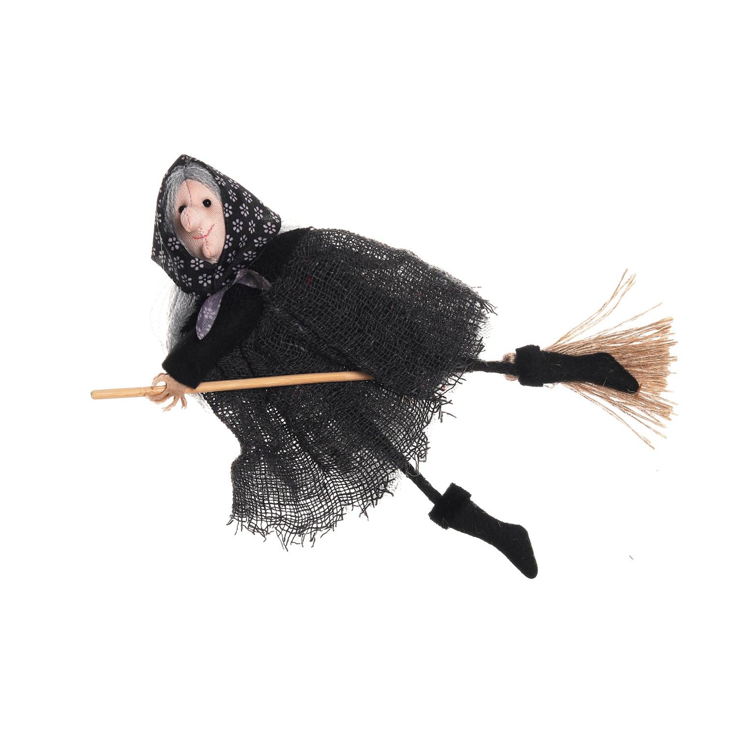 

Witch Riding Broom Pendant, Witch Broom Witch, Decorative Items, Halloween Party Props, Bar Decorations, Party Decorations