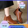 2025 Fashion Versatile Chunky Heel Knee-High & Ankle Boots for Women - Black