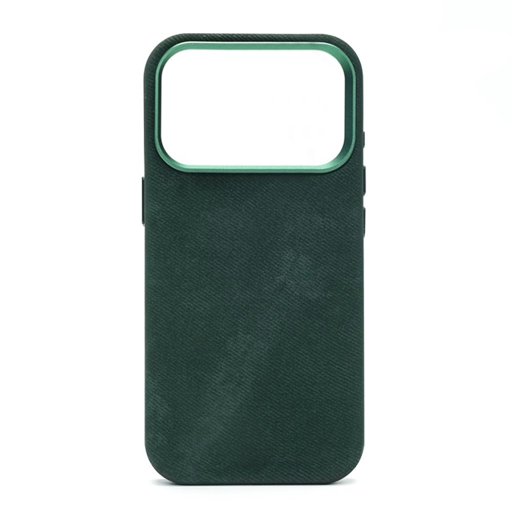 Luxury Fiber Leather Shockproof Case For iPhone 17 Pro Max 16 15 14 Plus 13 12 For MagSafe Magnetic Wireless Charging Back Cover