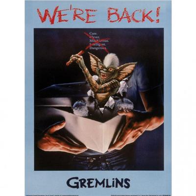 WeÂ´re Back Paper Poster