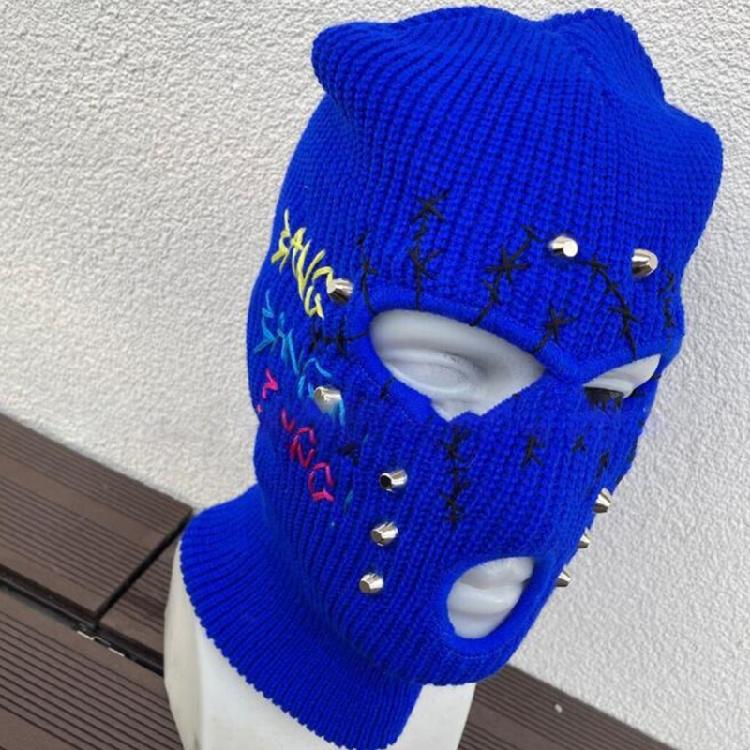 Winter Warm Cap Knit Beanie Hat Halloween Unisex Balaclava Hat Soft Headwear