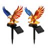 America 250th Anniversary Solar Eagle Garden Light, Patriotic Memorial Day Decor, Solar Powered Eagle Stake Light for 4th of July Yard, Outdoor