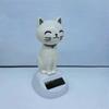 Solar Powered Animal Figurine Swinging Head Bobble Toy Decorative Dancing Figure with Base for Car Dashboard Home Office Desk Display