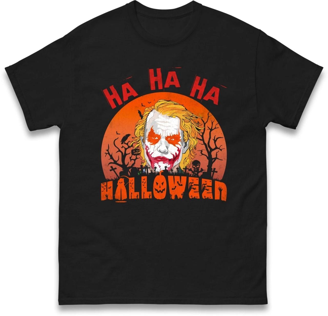 Halloween Horror Scary Character T-Shirt Creepy Spooky Costume Party S