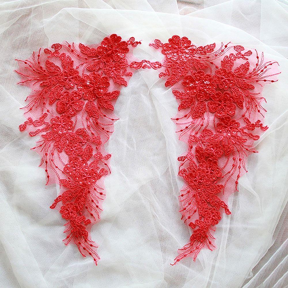 3D Sequined Embroidery Patches DIY Iron on Patches Sequins Patches Classic Fashion Dresses