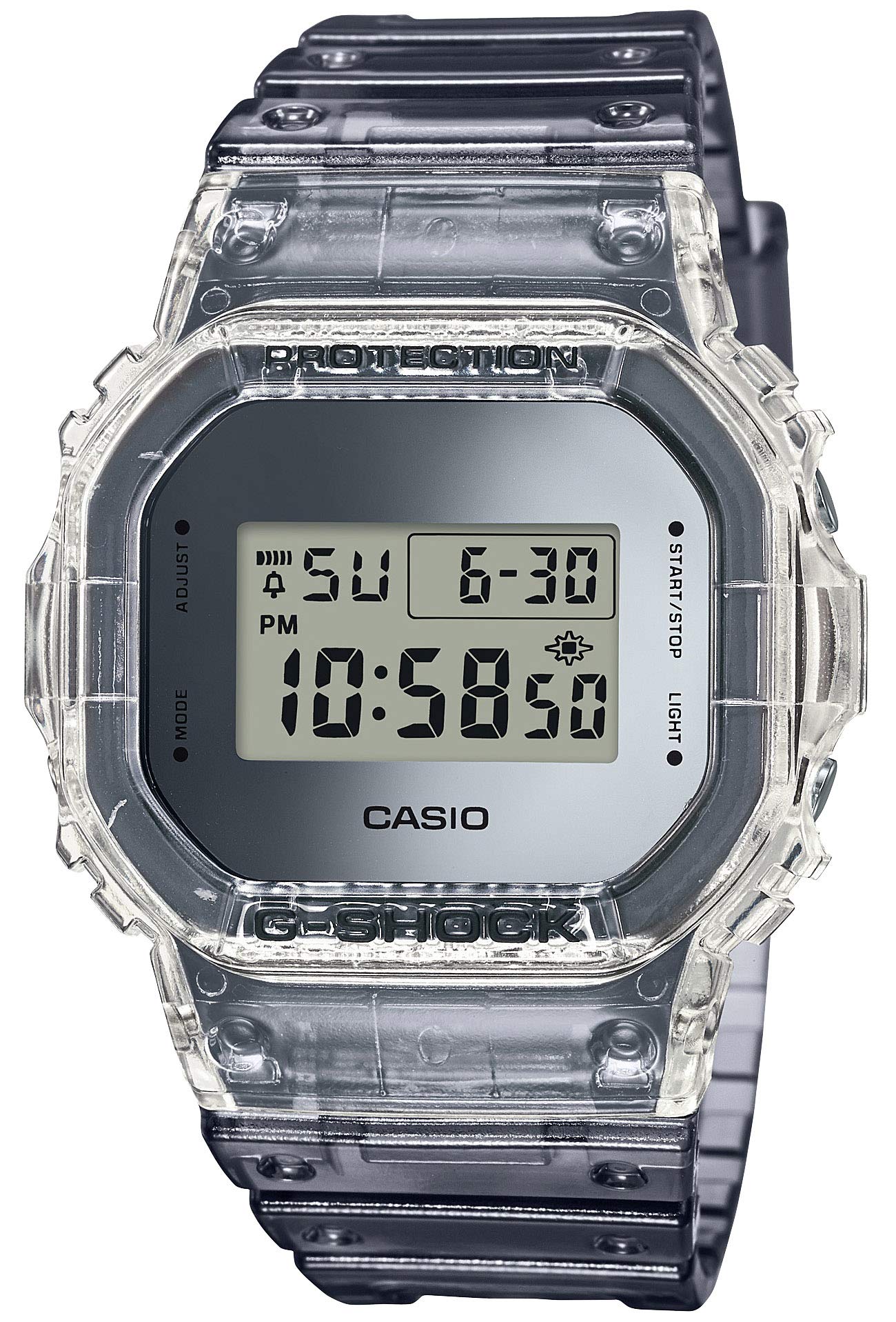 

Мужские часы Casio Clear Skeleton G-Shock DW-5600SK-1JF,