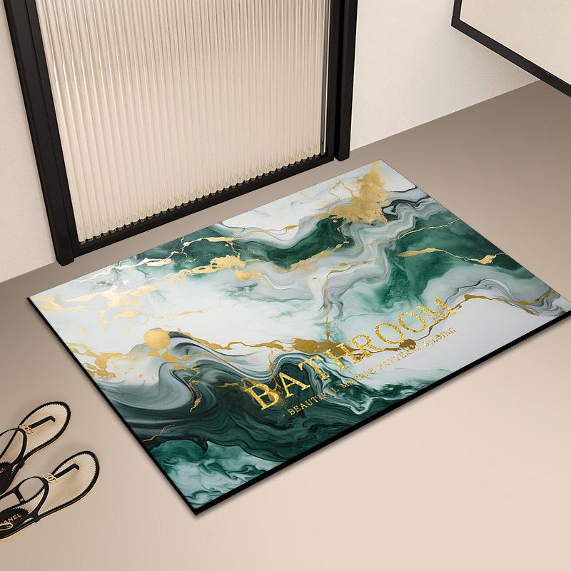 Diatom Mud Bath Absorbent Mat Household Simple Toilet Toilet Door Cushion Absorbent Non-slip Quick Drying Mat