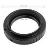 Lens Mount Adapter Aluminum Alloy Lens Adapter Ring for Canon EOS EF DSLR 650D 60D Supports Manual Thread Ring, T2/T-Mount 550D, Focus/Infinity Focus,