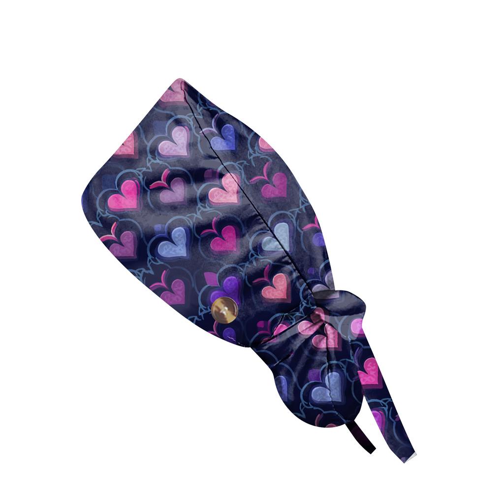 Pracovní čepice s módním potiskem, ležérní dámská čepice do culíku, čepice Wash, čepice Baotou