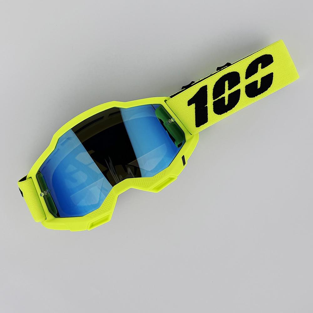 100 MX Motorcycle Motocross Goggles/Glasses: Windproof, Impact-Resistant & HD Vision for MTB, ATV & Off-Road Riding