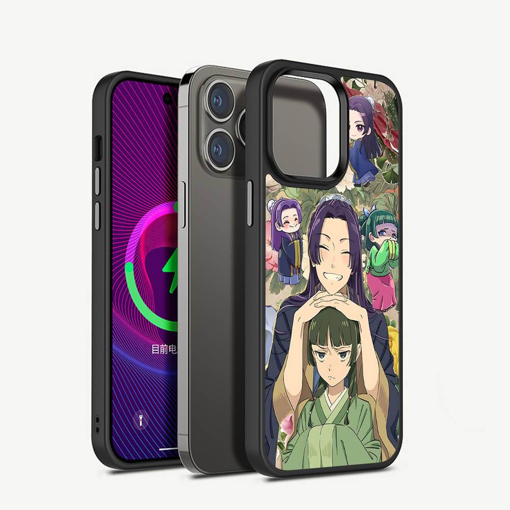 Anime The Apothecary Diaries Black For Magsafe Magnetic Phone Case For IPhone 16 15 17 Pro Max 11 12 13 14 Plus Cover