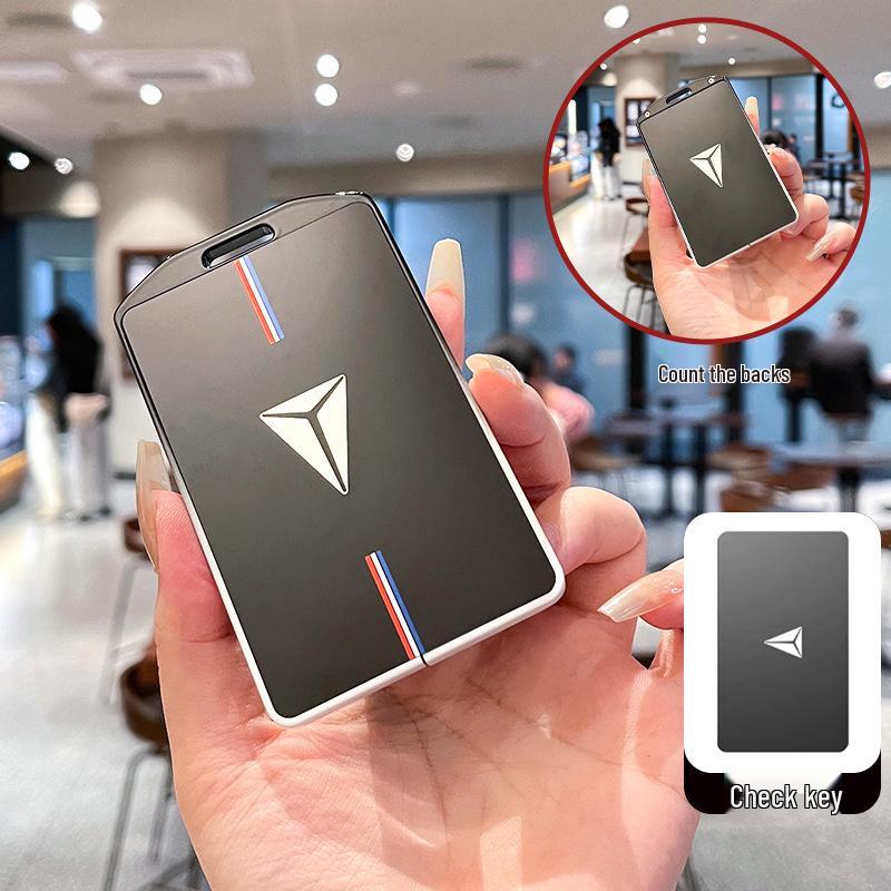 

Suitable Dark Blue Card Key Case for Changan S07/SL03