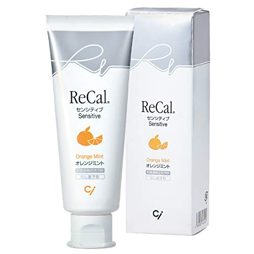 

Rical Toothpaste Sensitive Orange Mint, 1 bottle (70g) (Sensitive Toothpaste) (Fluoride 1450ppm)