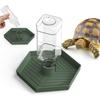 Haustier Reptilien Tränke Automatischer Wasserspender für Terrarien und Lebensräume Wasserflasche Trinknapf für Eidechsen