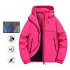 Herren Winter Warme Jacken Lässig Gesteppt Winddicht Oberbekleidung Mantel mit Taschen Kapuzen Arbeitsjacke Windbreaker für Herren Gefütterte Dicke Parka Thermojacken