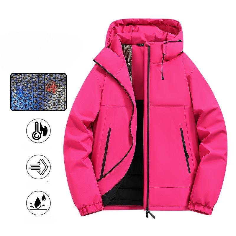 

Men s Winter Warm Jackets Casual Quilted Windproof Outwear Coat With Pockets Hooded Work Jacket Windbreaker for Men Padded Thick Parka Thermal Jackets 4XL