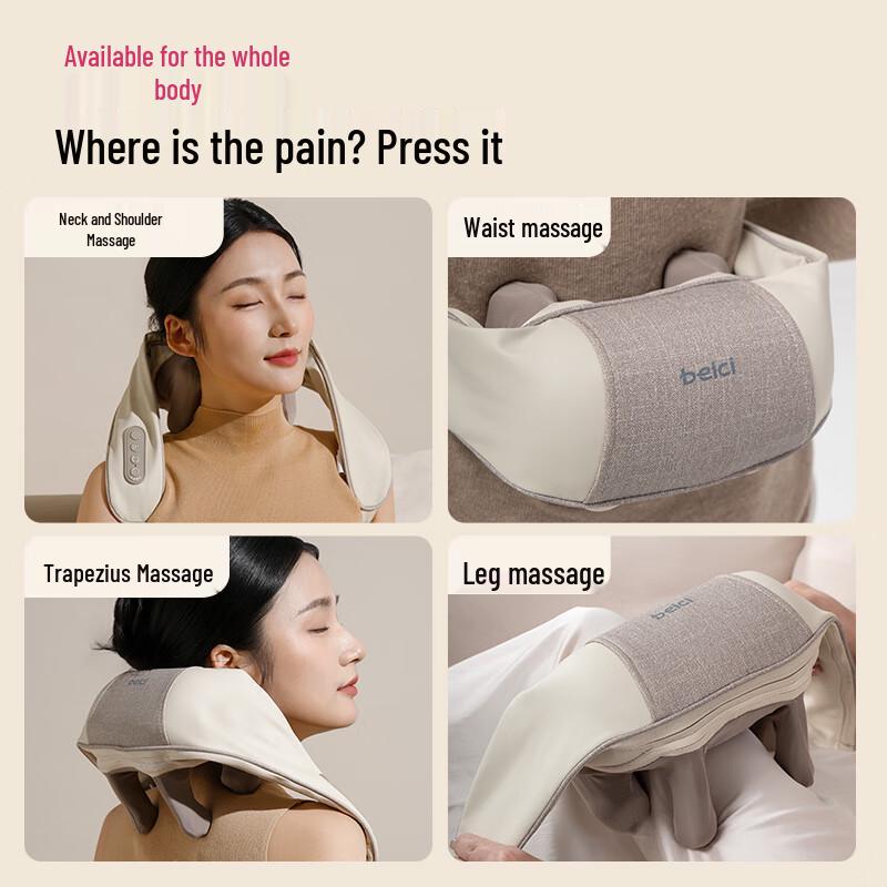 Beici TM2 Neck and Shoulder Massager Shawl CN plug (adapter included)