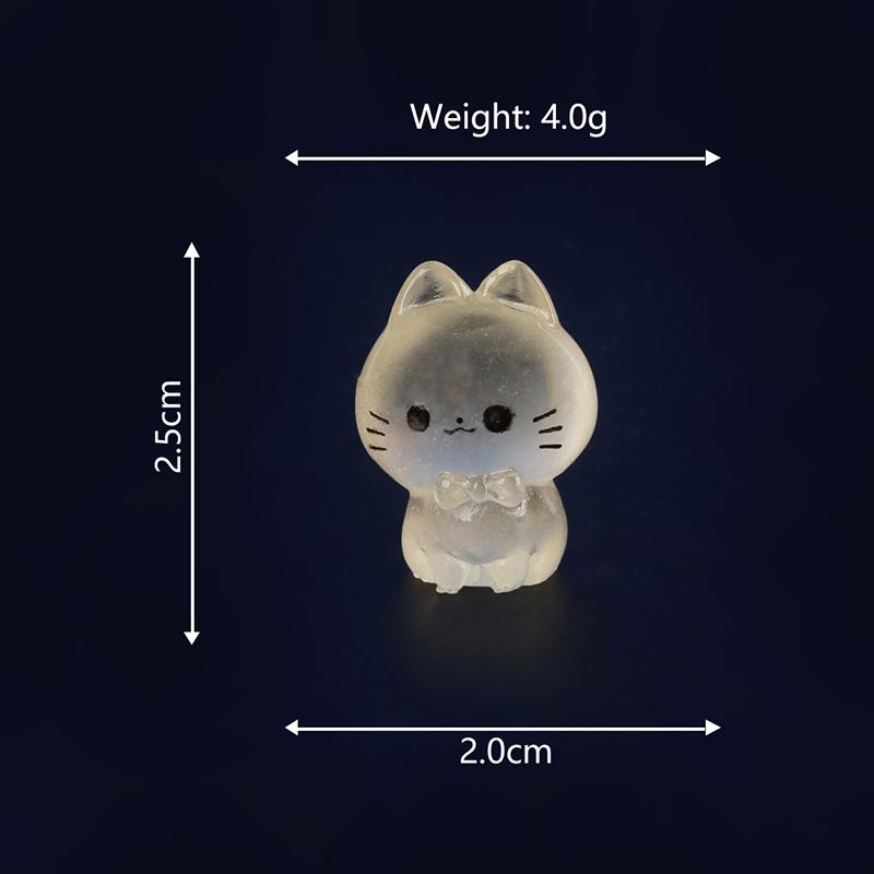 Mini Luminous Halloween Ornament Bat Pumpkin Skeleton Ghost Micro Landscape Dollhouse Model Car Interior Home Desktop Decoration