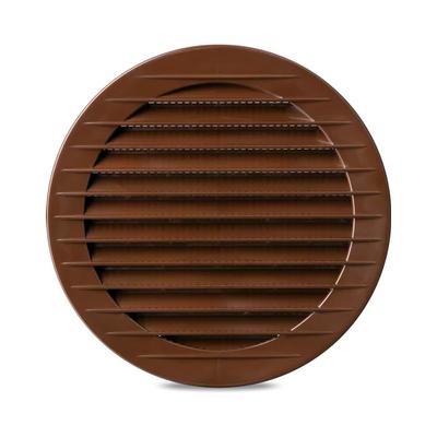 Round Grille With Mesh Fi 100 Brown - Rx 02-147