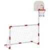 Kinder Fußball- und Basketball-Set mit Bällen 98x50x70 cm