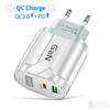 PD33W GaN QC3.0 Fast Charger 9V/12V EU/AU/UK Spec USB Adapter