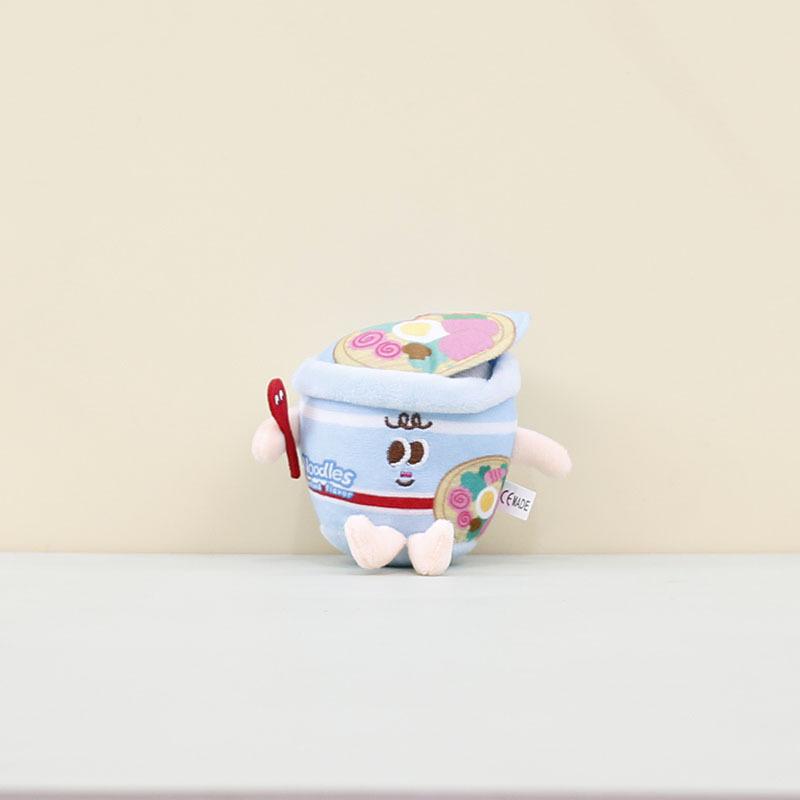And Soft Cuddly Japanese Plush Instant Noodle Toy Doll Keychain For Bags And Purses