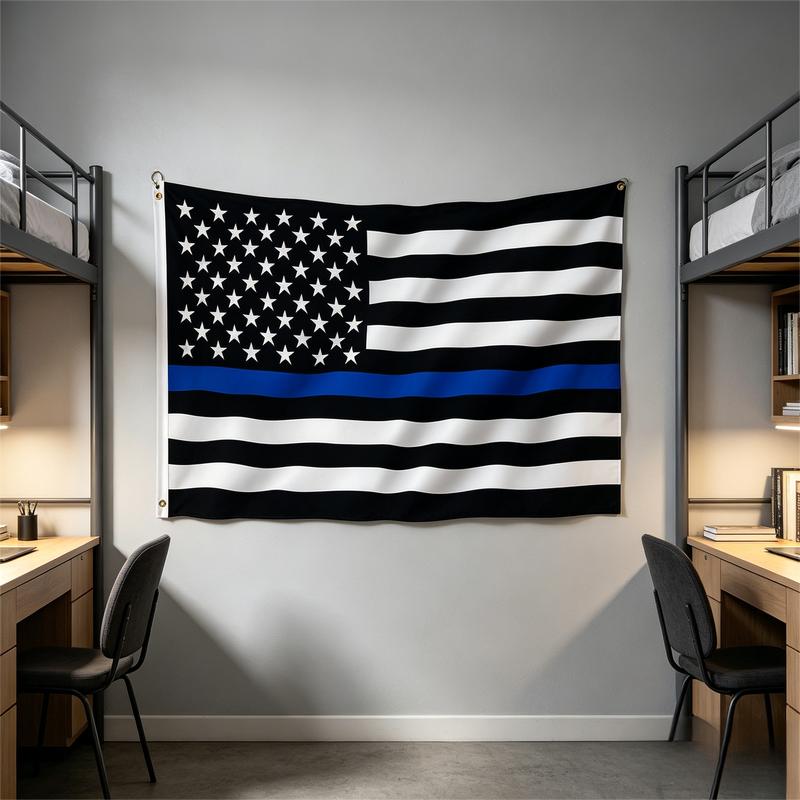 Black Distressed Flag Quote Tapestry Wall Hanging Motivational Aesthetic Wall Art College Dorm Bedroom Living Room Decor