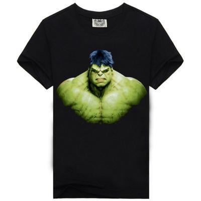Niesamowity Hulk 100% Bawełny Chłodna Graficzna Codzienna Koszulka Dla Chłopaków Czarna XL