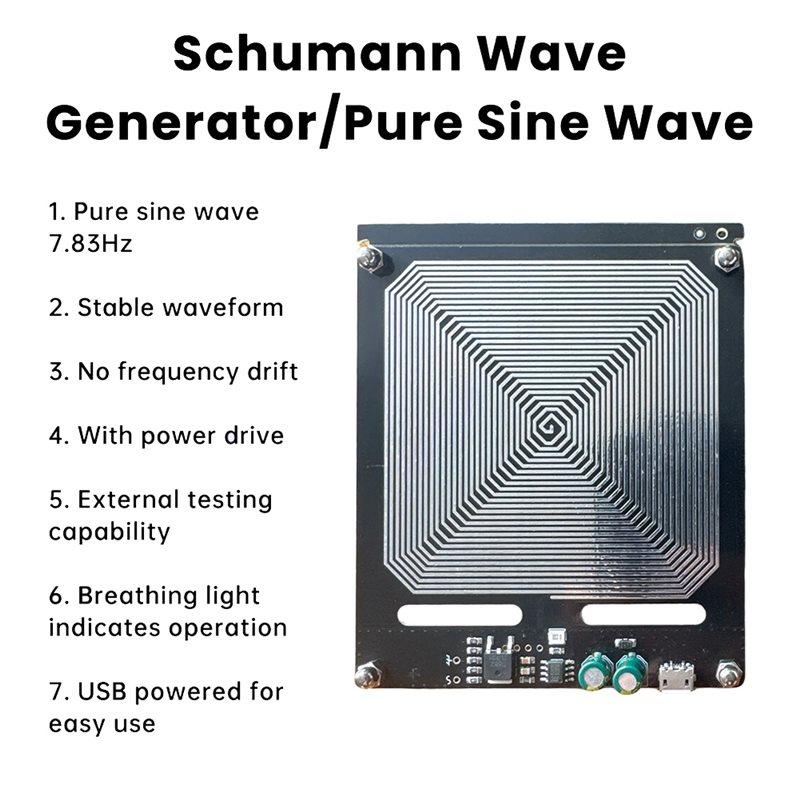 Schumann Wave Signal Generator 7.83Hz Signal Generator DSP Signal Module With USB Power For Sleep Aid And Meditation