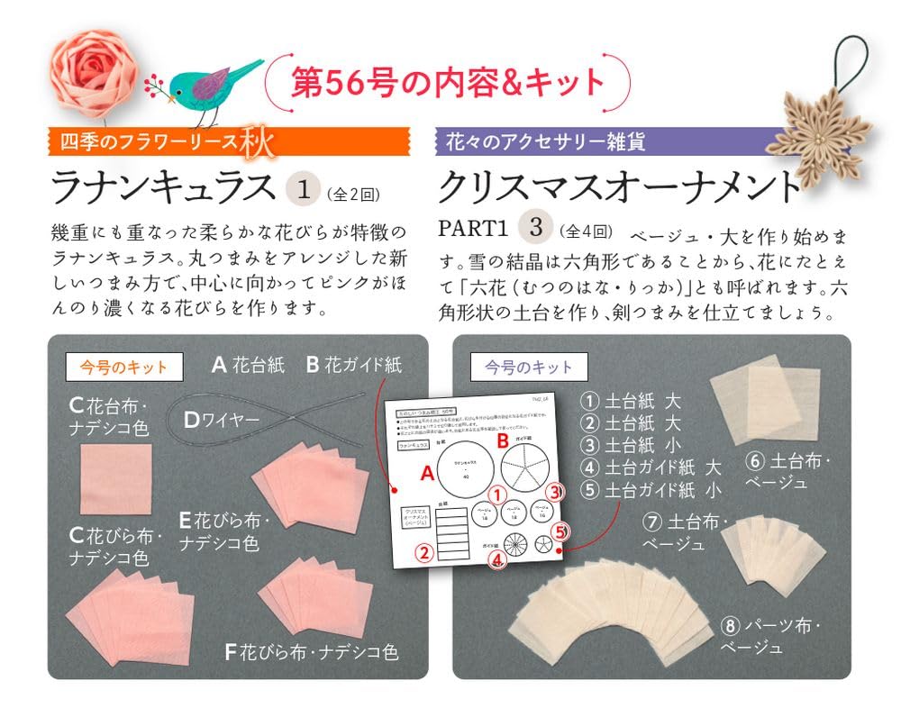 Fun Tsumami Zaiku 56 No. [Encyclopedia] (with kit)