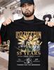 Unisex Graphic T-shirt Led Zeppelin 55th Anniversary Thank You For The Memories Cotton T-Shirt S-5XL
