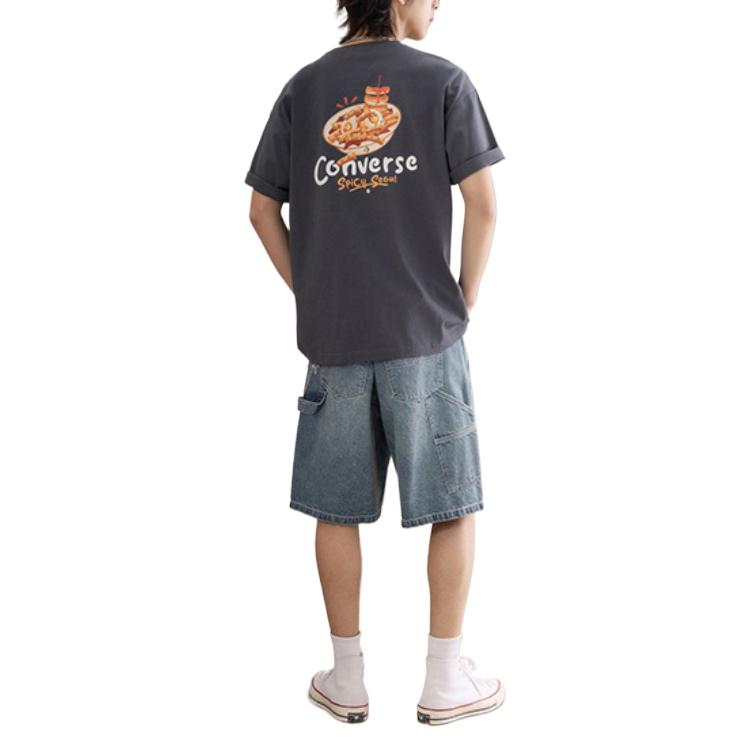 Men's Converse T-Shirts Men's Dark Matter Crew Neck Moderate