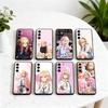 M-Marin K-Kitagawa-es Mein Make-Up Handyhülle Für Samsung Galaxy A73,A72,A71,A70,A53,A52,A51,Andere Weiche Schwarze Hülle