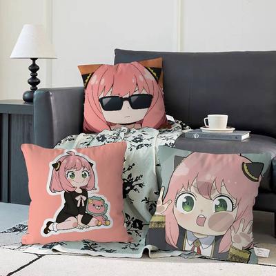Anime Anya Forger Kissenbezug Zoll Bauernhausdekor Heim Überwurf Kissenbezüge für Couchdekorationen