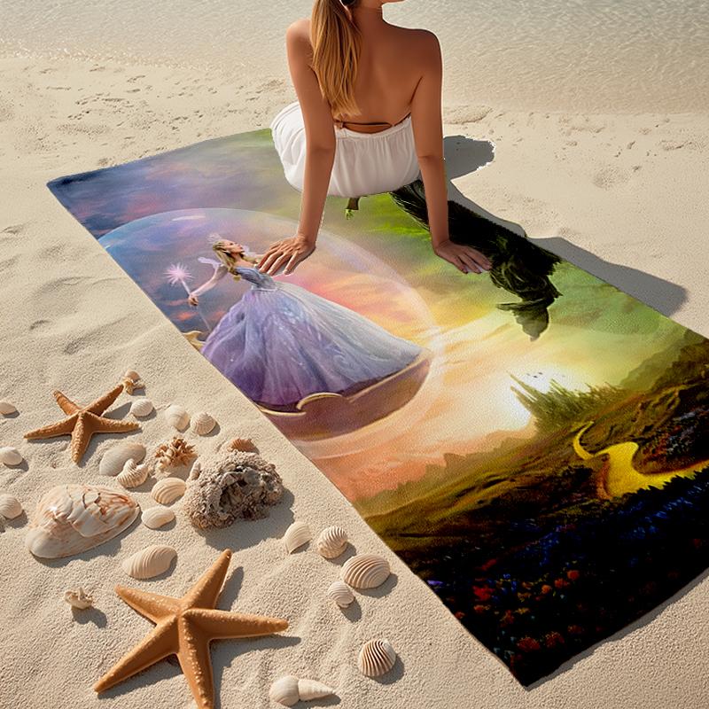 Wicked Fashion Beach Towel: Ideal for Summer Adventures Soft, Absorbent and Quick Drying Suitable for Swimming and Bathing